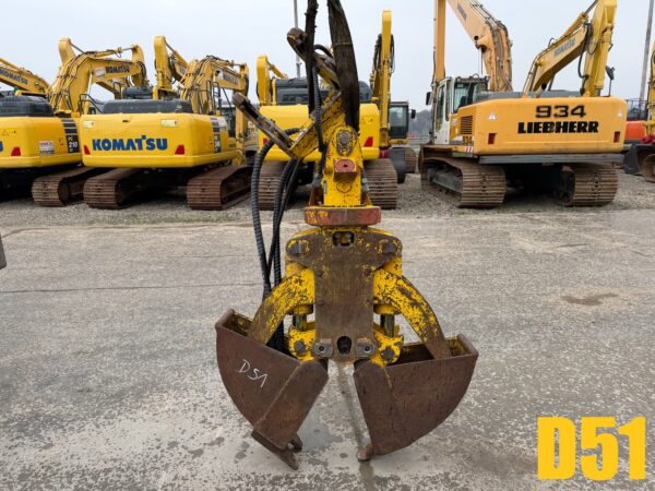 Atlas T620 280 mm clamshell grapple