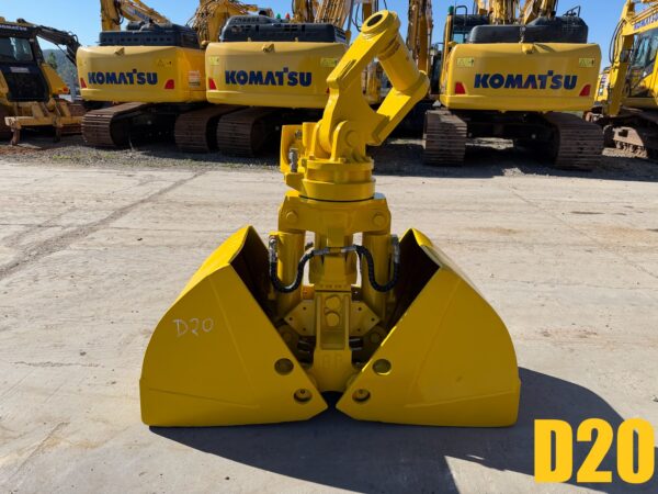 Clamshell grapple 600 mm